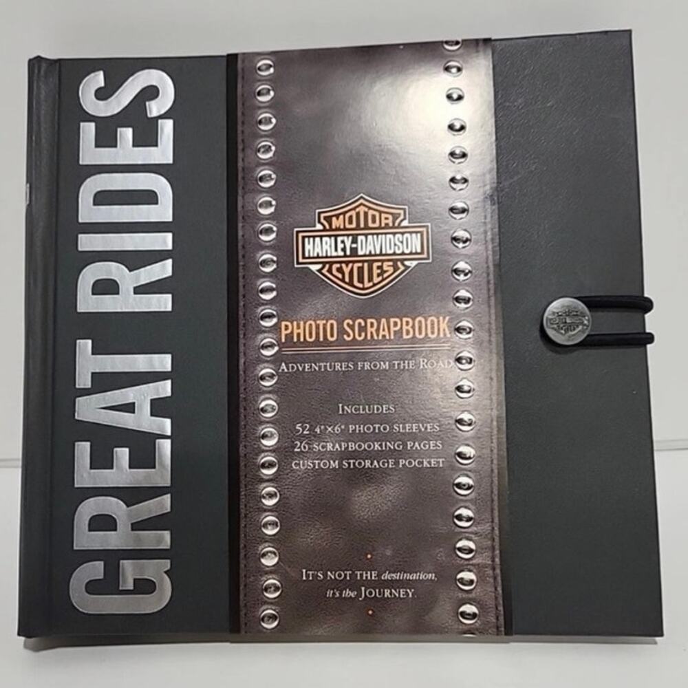 2003 Harley Davidson Great Rides Photo Scrapbook Album NEW Sealed Motorcycle
